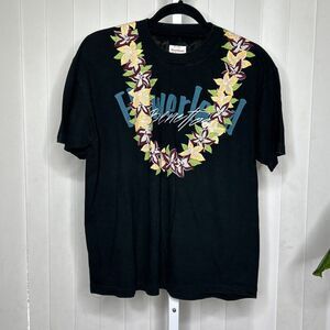 Vtg United Colors Of Benetton T Shirt Lei Flowerland Benetton Size M
